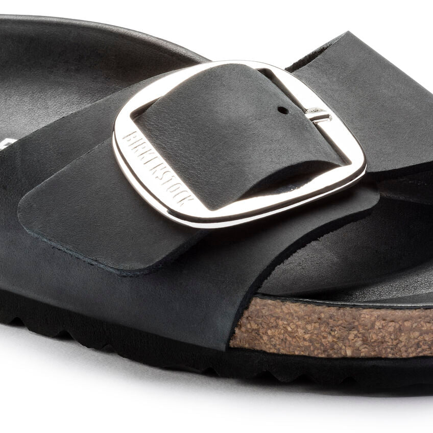Birkenstock - Madrid Big Buckle - Black Oiled Leather – Fourth Ave