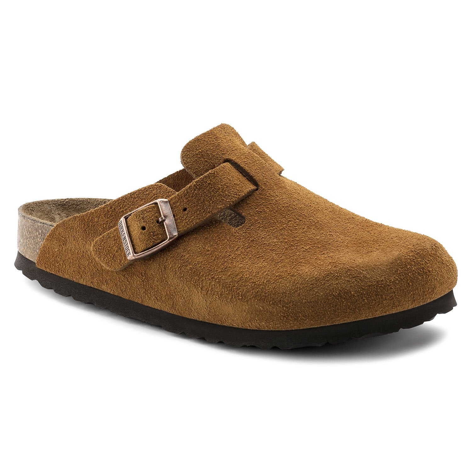 Birkenstock - Boston Soft - Mink Suede Leather – Fourth Ave Footwear