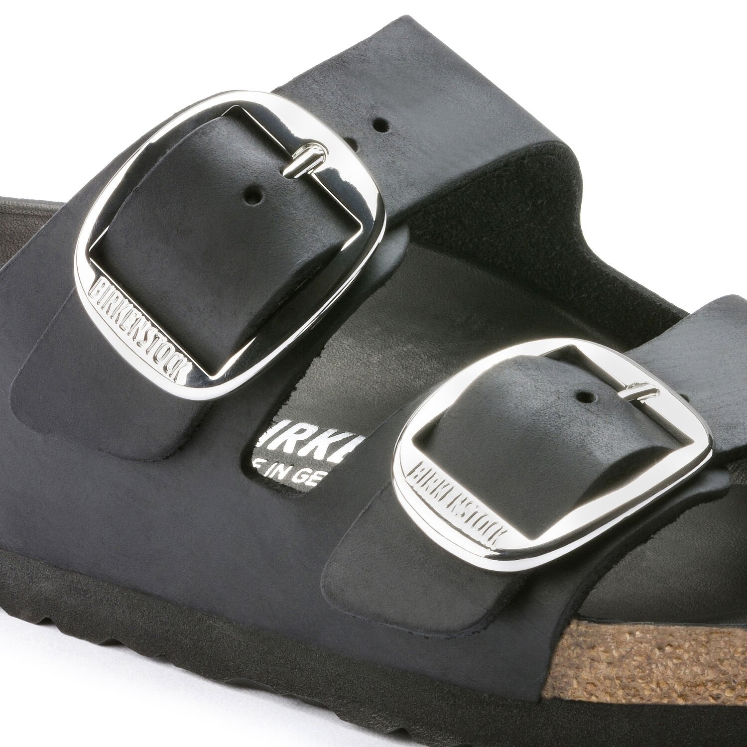 Birkenstock - Arizona Big Buckle - Premium Black Leather – Fourth