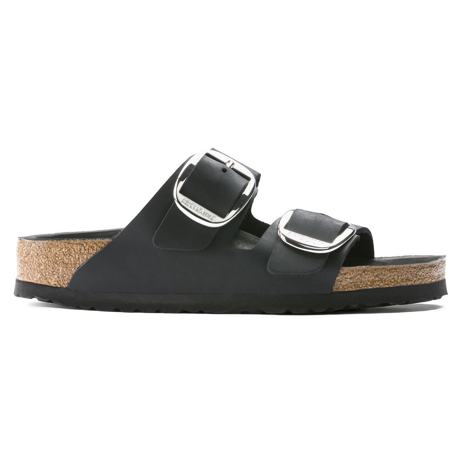 Birkenstock - Arizona Big Buckle - Premium Black Leather – Fourth
