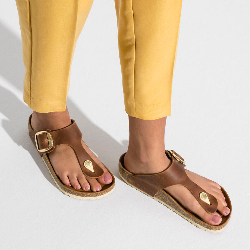 Birkenstock - Gizeh Big Buckle - Cognac Oiled Leather