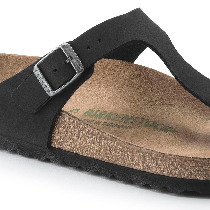 Birkenstock - Gizeh Vegan - Black Birkibuc