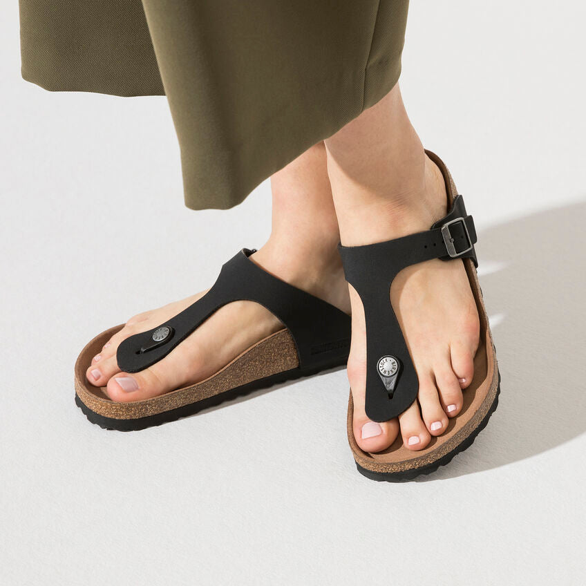 Birkenstock - Gizeh Vegan - Black Birkibuc