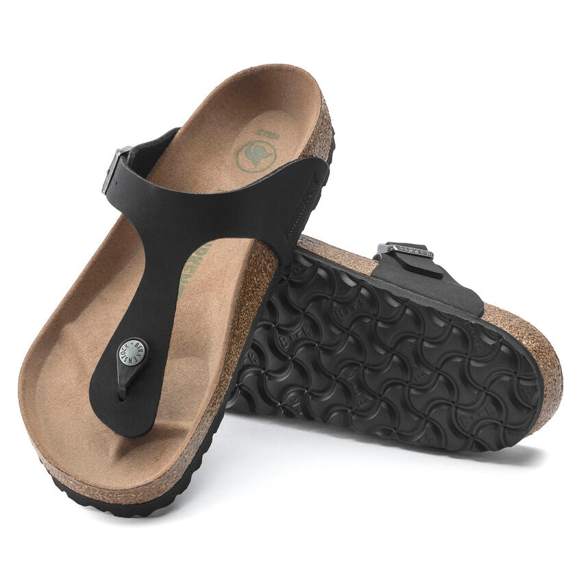 Birkenstock - Gizeh Vegan - Black Birkibuc