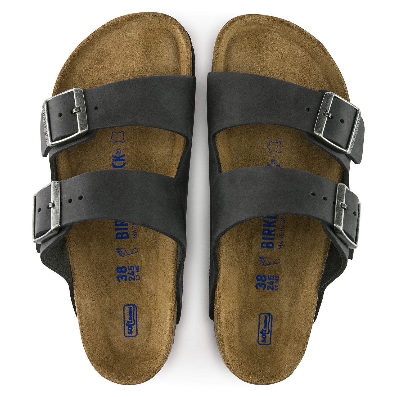 Birkenstock - Arizona - Black Oiled Leather – Fourth Ave Footwear