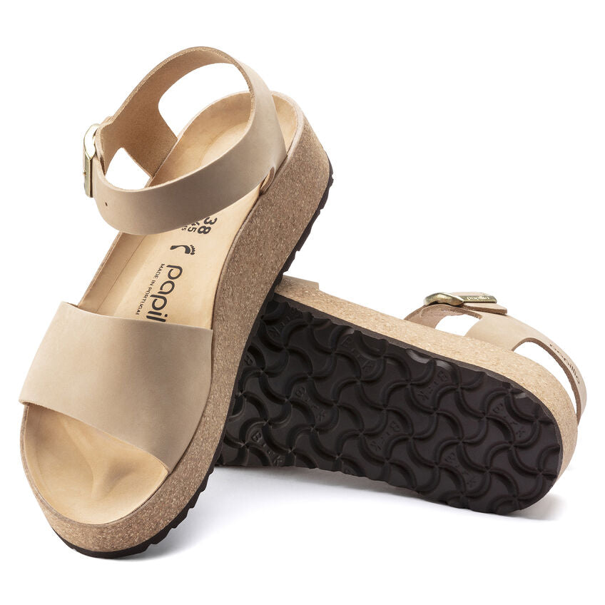 Birkenstock Papillio - Glenda - Sandcastle Nubuck Leather