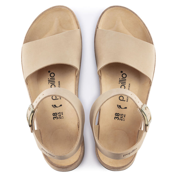 Birkenstock Papillio - Glenda - Sandcastle Nubuck Leather