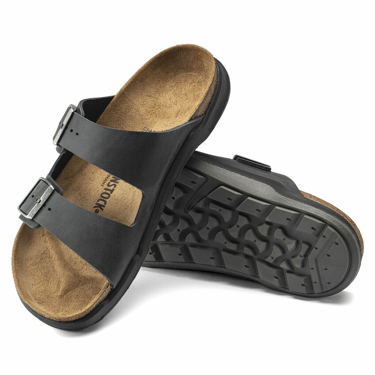 Birkenstock - Arizona Rugged - Faded Black Oiled Leather – Fourth