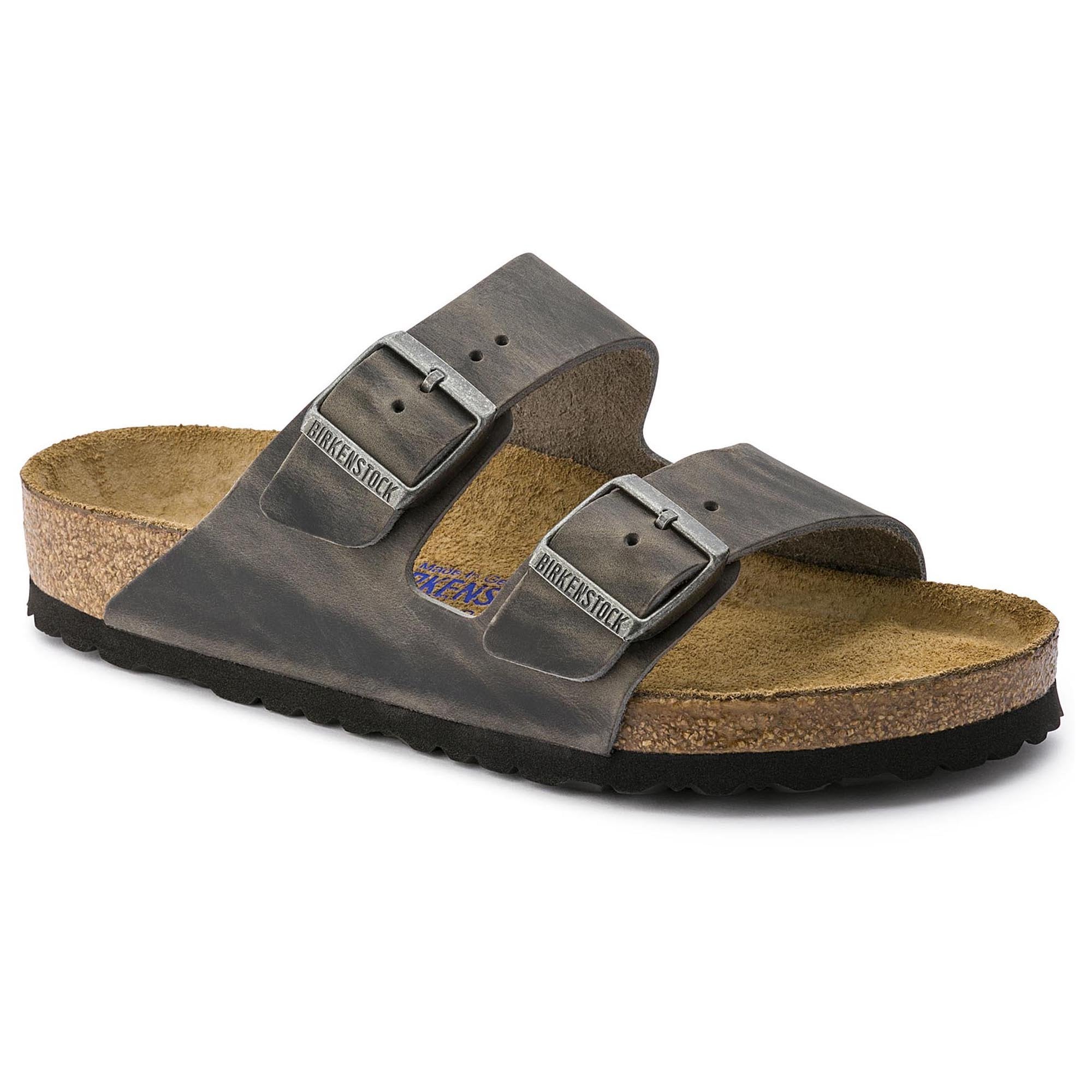 Birkenstock - Arizona Soft - Iron Oiled Leather – Fourth Ave Footwear